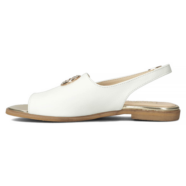 Leather sandals Filippo 116 white