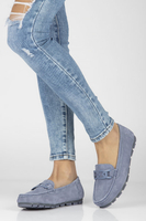 Leather loafers Filippo DP3630/23 BL blue