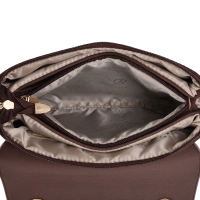 Dark brown handbag Haz