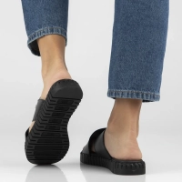 Leather flip-flops Filippo DK7626/26 BK black