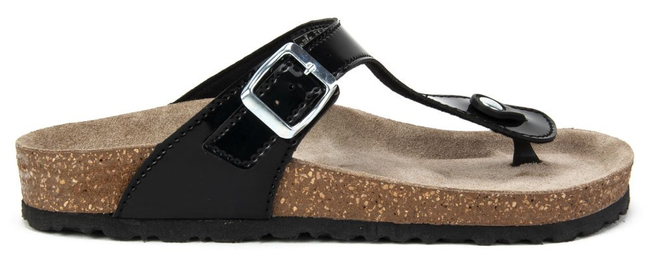 Japonki Marco Tozzi 2-27400-22 018 Black Patent