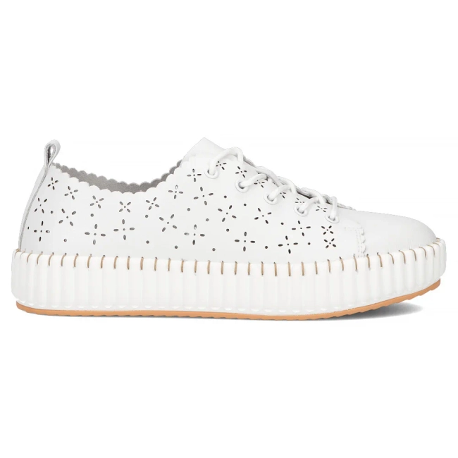 Leather shoes Filippo DP6761/25 WH white