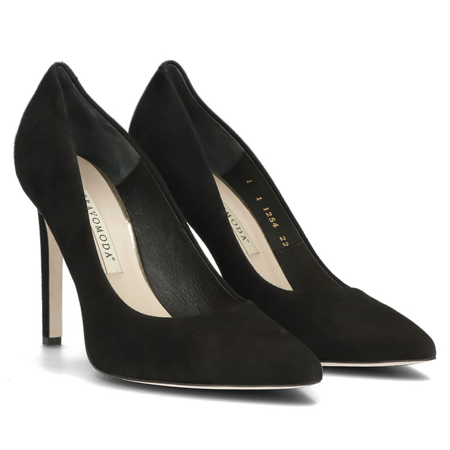 Leather pumps Bravo Moda 1254 Black