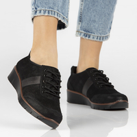 Leather shoes Filippo DP028/23 BK black