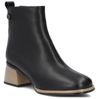 Leather ankle boots Filippo DBT8122/26 BK BE black