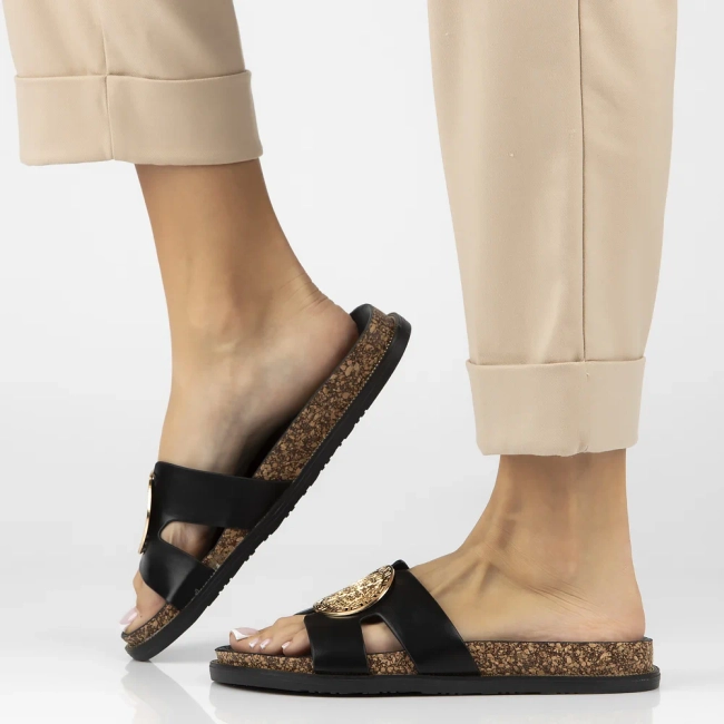 Slippers Filippo DK6972/25 BK black