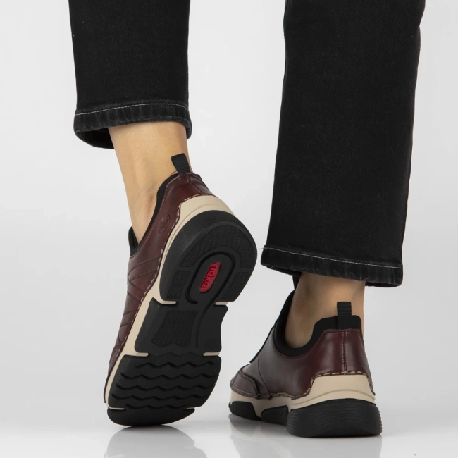 Rieker shoes 45975-35 burgundy