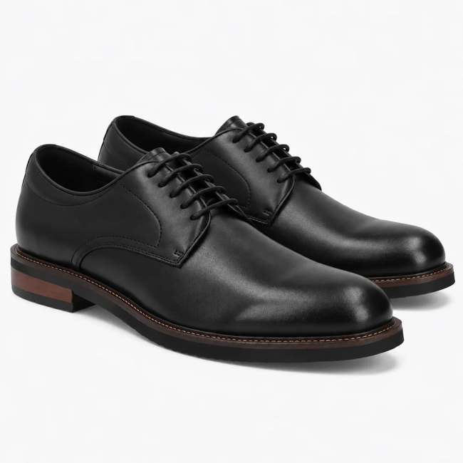 Leather shoes Filippo MP8009/26 BK black