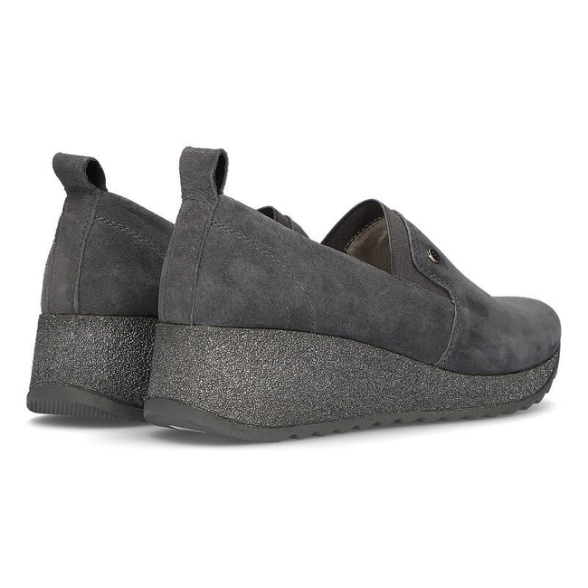 Leather Sneakers Filippo DP1500/21 GR gray