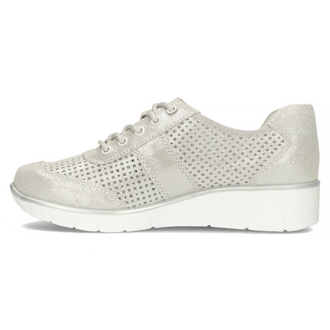 Leather shoes Filippo DP028/23 SI silver