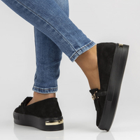 Leather shoes Filippo DP3532/22 BK black