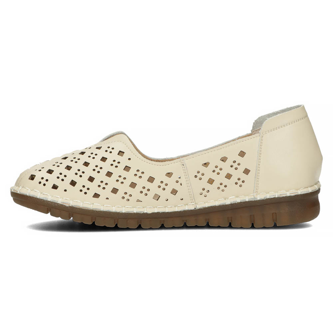 Leather shoes Filippo DP4541/23 BE beige