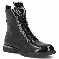 Leather ankle boots Filippo DBT8038/26 BK black