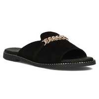 Leather Slippers Filippo LH-190 black