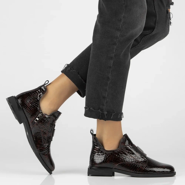 Leather ankle boots Filippo DBT6493/25 BR brown