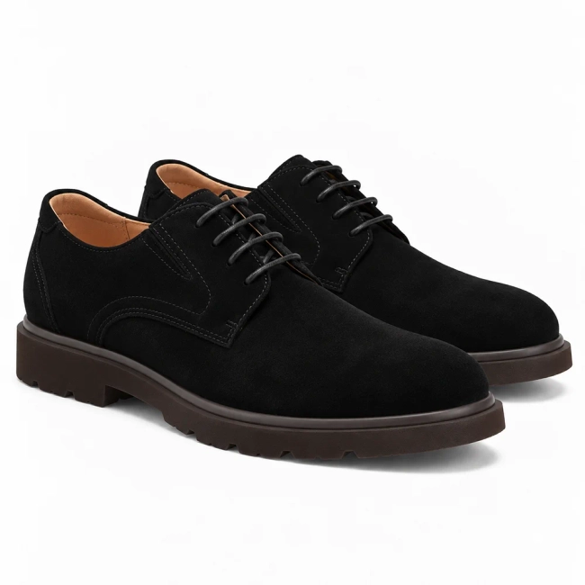 Leather shoes Filippo MP8010/26 BK SU black