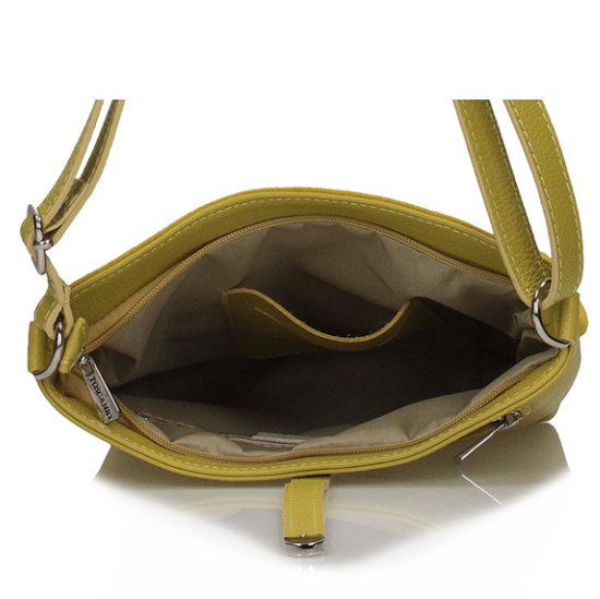 Torebka Toscanio Listonoszka Zamszowa A88 pistacjowa