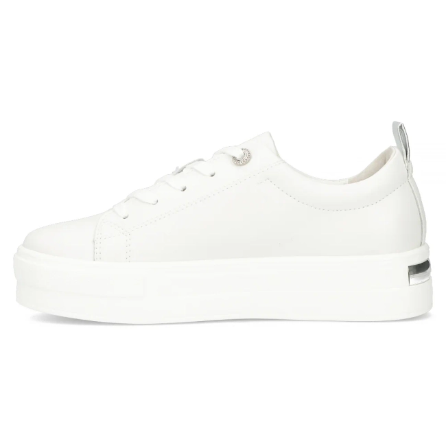 Leather sneakers Filippo DP6042/24 WH white