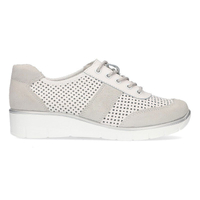 Leather shoes Filippo DP028/21 WH white lace-up
