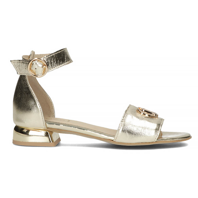 Leather sandals Filippo 291 gold
