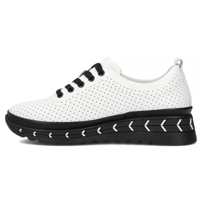 Leather shoes Filippo DP6800/25 WH white