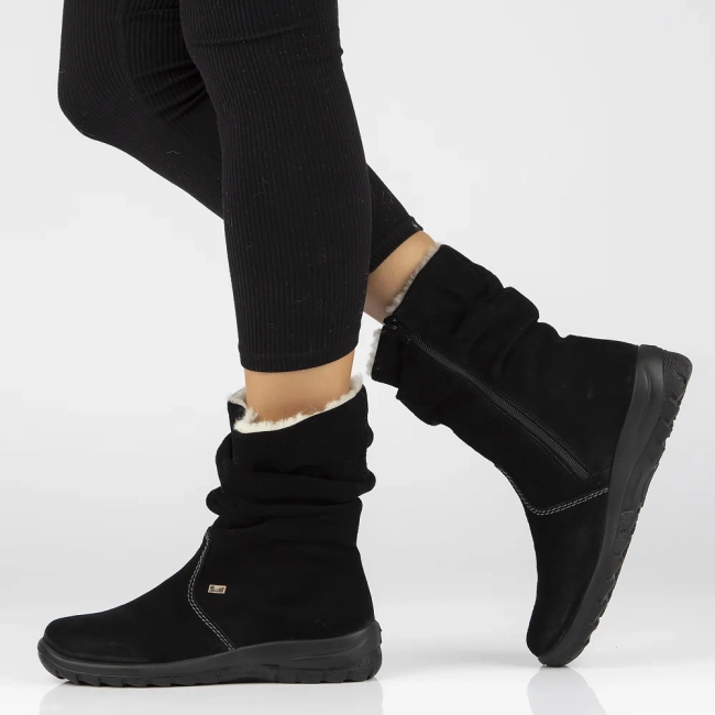 Ankle Boots Rieker leather  Z7171-01 Black