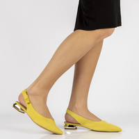 Heeled shoes FILIPPO DP2092/21 YL yellow