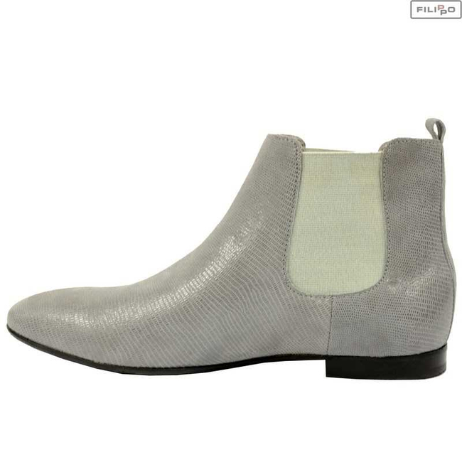 Ankle boots NESSI 46703 gray lizzaro 8021386