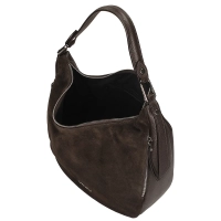 Leather handbag Toscanio G107 dark brown