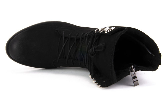 Botki Filippo 2298 czarny Nubuk