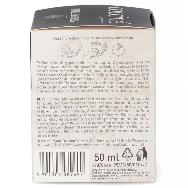 Coccine Tłuszcz w słoiczku bezbarwny 50 ml