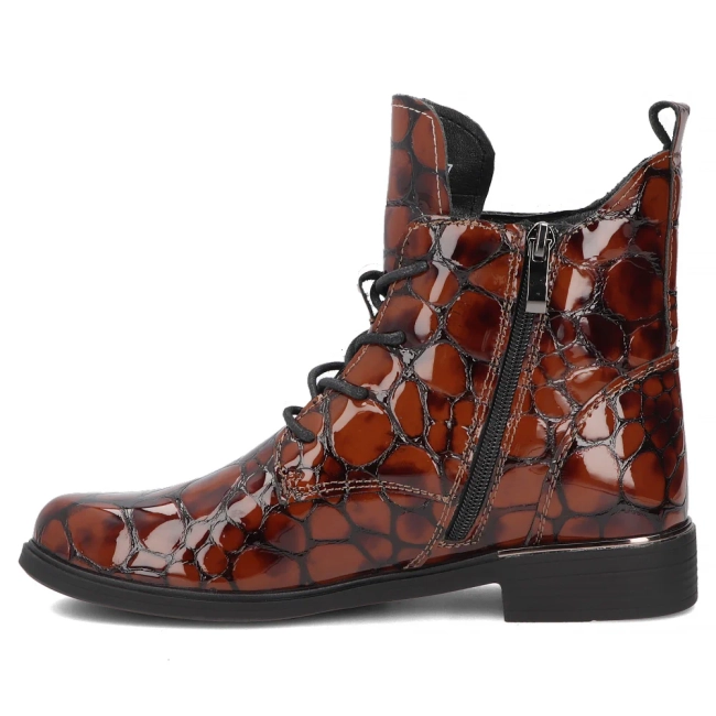 Leather ankle boots Filippo DBT8283/26 BR brown