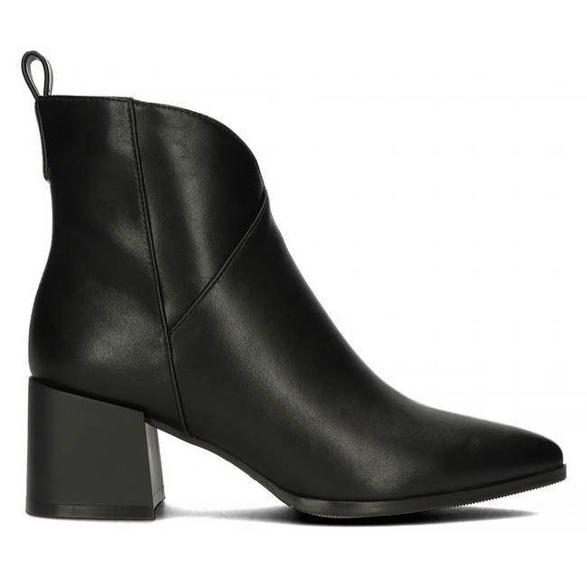 Botki Filippo na słupku DBT4094/22 BK czarne