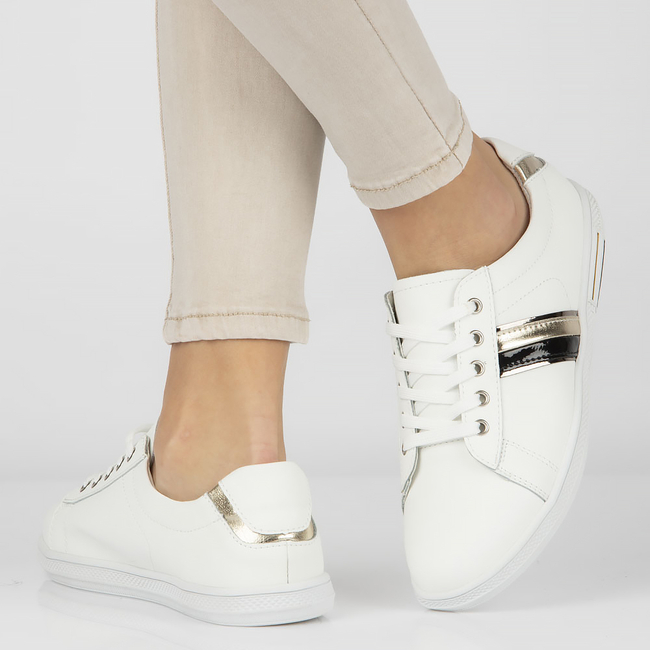 Leather shoes Filippo DP4522/23 WH white