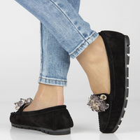 Leather loafers Filippo DP4549/23 BK black