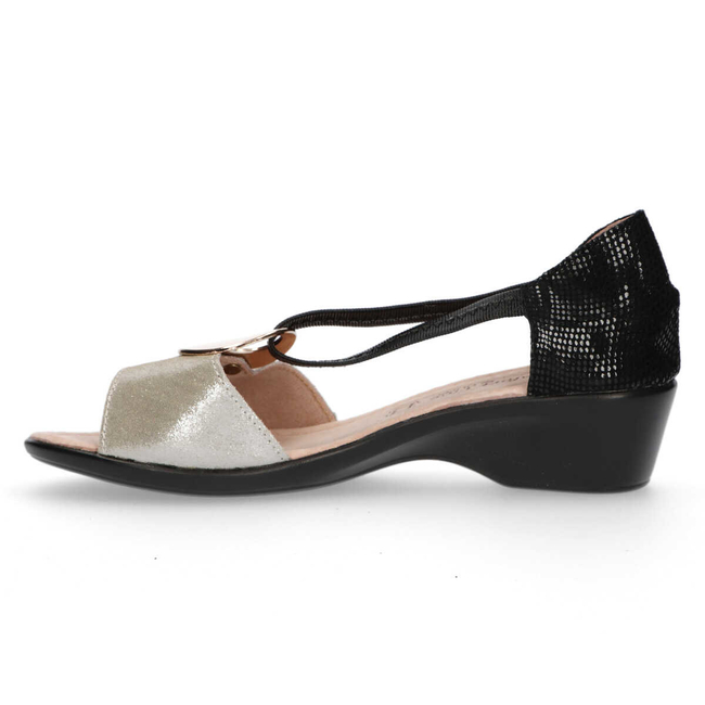 Leather sandals Filippo DS096/17 BE BK beige