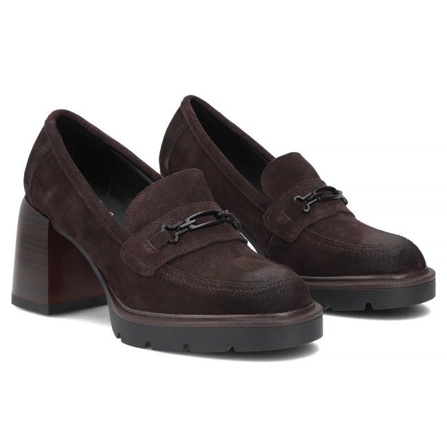 Leather shoes Filippo DP8169/26 D BR brown