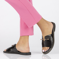 Slippers Filippo DK3700/22 BK black