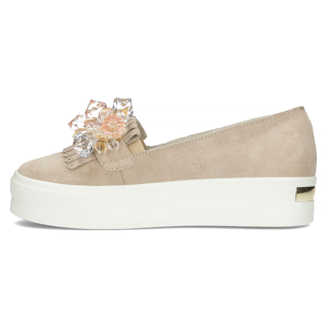 Leather shoes Filippo DP4520/23 BE beige