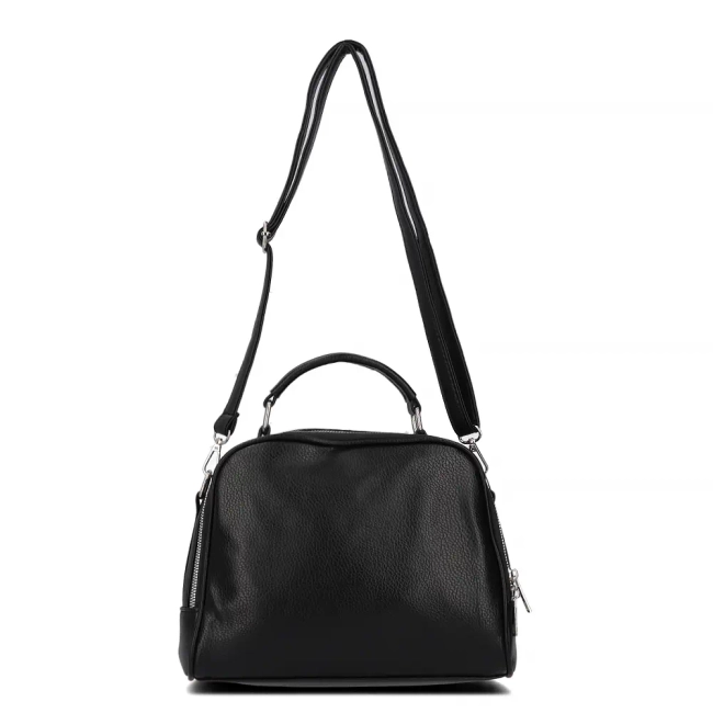 Black shoulder bag Raven Charm