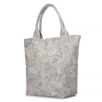 Leather handbag Toscanio 1101 white