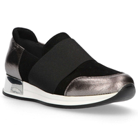 Shoes Filippo 018 Black Suede/Nickel