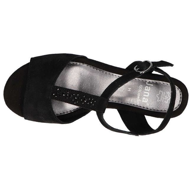 Sandals Jana 8-28253-24 019 Black Suede