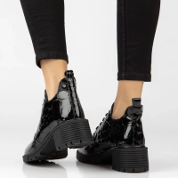 Leather ankle boots Filippo DBT7972/26 BK black
