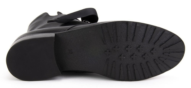 Botki Eksbut 78-5182-155-1G Czarne Lico