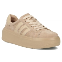 Leather sneakers Filippo DP7173/25 BE beige