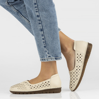 Leather shoes Filippo DP4541/23 BE beige