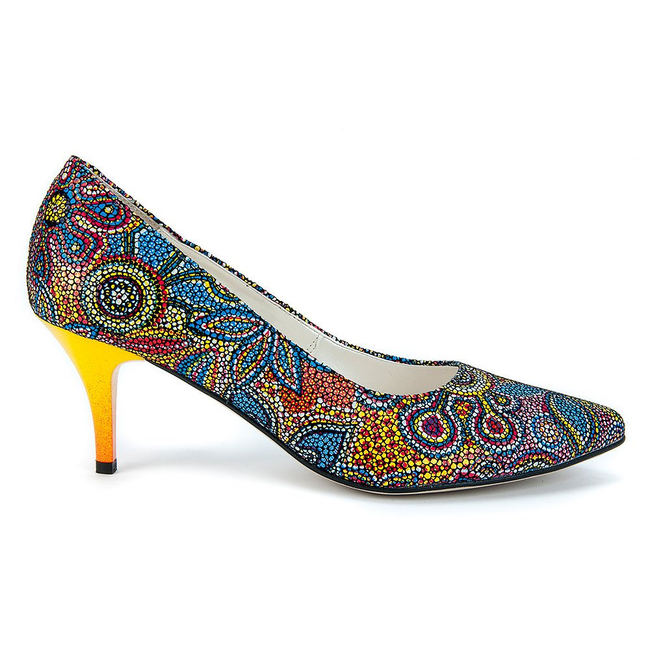 Pumps FILIPPO 2161 Peacock Eye Yellow