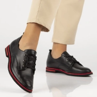 Leather shoes Filippo DP3917/22 BK black