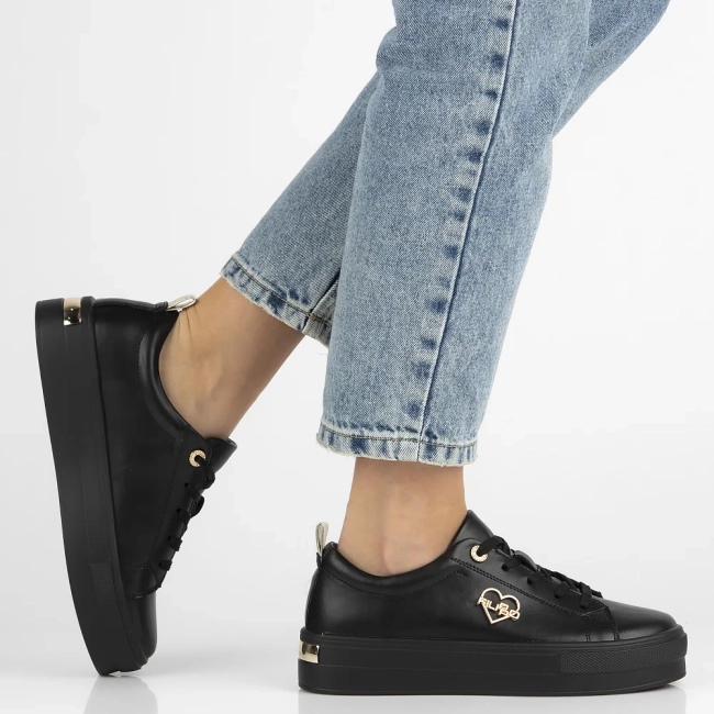 Leather shoes Filippo DP3533/25 BK H black